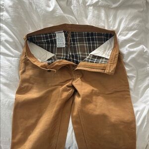 Carhartt flannel lined pants.